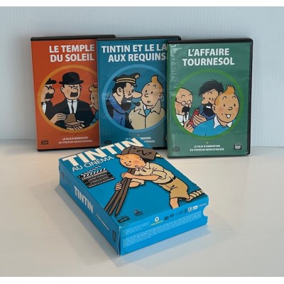 Coffret DVD Tintin au cinéma